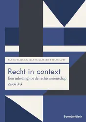 Omslag van Recht in context