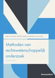 Omslag van Methoden van rechtswetenschappelijk onderzoek