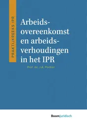 Omslag van Arbeidsovereenkomst en arbeidsverhoudingen in het IPR