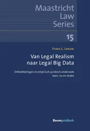 Omslag van Van Legal Realism naar Legal Big Data