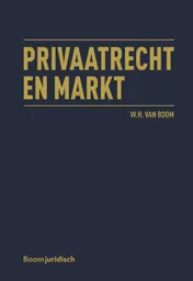 Omslag van Privaatrecht en markt