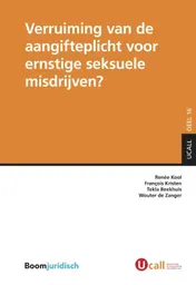 Omslag van Verruiming van de aangifteplicht voor ernstige seksuele misdrijven?