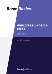 Omslag van Boom Basics Aansprakelijkheidsrecht