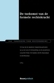 Omslag van De toekomst van de formele rechtskracht