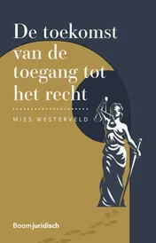 Omslag van De toekomst van de toegang tot het recht