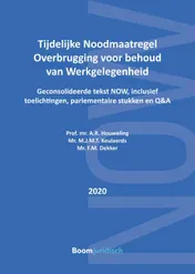 Omslag van Tijdelijke Noodmaatregel Overbrugging voor behoud van Werkgelegenheid