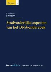 Omslag van Strafvorderlijke aspecten van het DNA-onderzoek