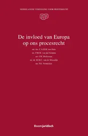 Omslag van De invloed van Europa op ons procesrecht