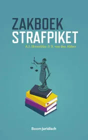 Omslag van Zakboek strafpiket