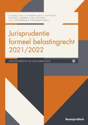 Omslag van Jurisprudentie formeel belastingrecht 2021/2022