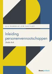 Omslag van Inleiding personenvennootschappen