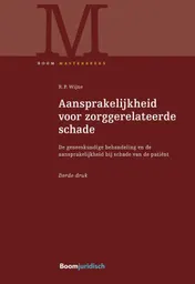 Omslag van Aansprakelijkheid voor zorggerelateerde schade