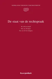 Omslag van De staat van de rechtspraak