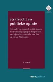 Omslag van Strafrecht en publieke opinie