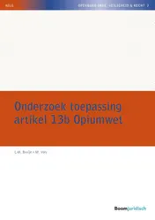 Omslag van Onderzoek toepassing artikel 13b Opiumwet