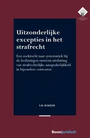 Omslag van Uitzonderlijke excepties in het strafrecht