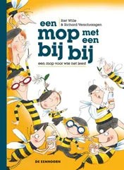 Omslag van een mop met een bij bij