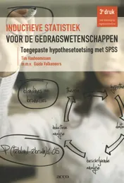 Omslag van Inductieve statistiek voor de gedragswetenschappen
