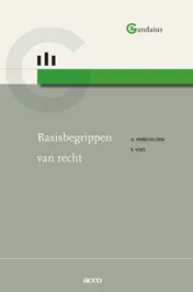 Omslag van Basisbegrippen van recht