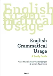 Omslag van English grammatical usage