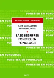 Omslag van Basisbegrippen fonetiek en fonologie