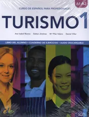 Omslag van libro del alumno en cuaderno de ejercicios