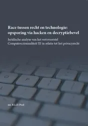 Omslag van Race tussen recht en technologie