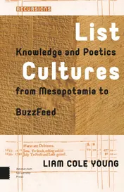 Omslag van List Cultures