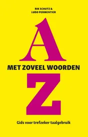 Omslag van Met zoveel woorden