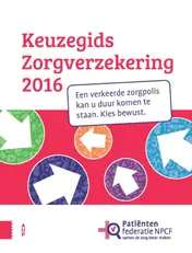 Omslag van Keuzegids zorgverzekering 2016