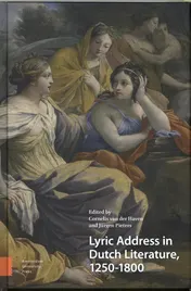 Omslag van Lyric Address in Dutch Literature, 1250-1800