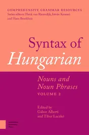 Omslag van Syntax of Hungarian