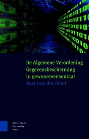 Omslag van De Algemene Verordening Gegevensbescherming in gewone mensentaal
