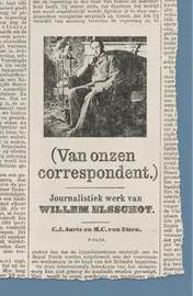 Omslag van Van onzen correspondent