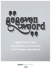 Omslag van Gegeven woord
