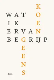 Omslag van Wat ik ervan begrijp