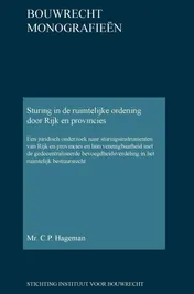 Omslag van Sturing in de ruimtelijke ordening door Rijk en provincies