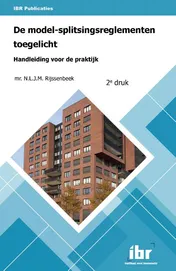 Omslag van De model-splitsingsreglementen toegelicht