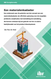 Omslag van Een materialenkadaster