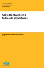 Omslag van Gebiedsontwikkeling tijdens de stikstofcrisis