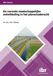 Omslag van De normale maatschappelijke ontwikkeling in het planschaderecht