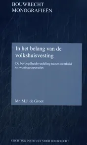 Omslag van In het belang van de volkshuisvesting