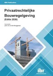 Omslag van Privaatrechtelijke Bouwregelgeving