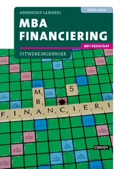 Omslag van MBA Financiering met resultaat Uitwerkingenboek 3e druk