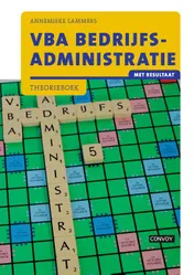 Omslag van VBA Bedrijfsadministratie met resultaat Theorieboek
