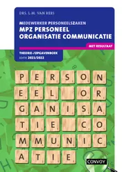 Omslag van Medewerker Personeelszaken Theorie-/opgavenboek 2021-2022