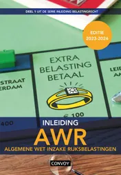 Omslag van Inleiding Algemene Wet inzake Rijksbelastingen (AWR)