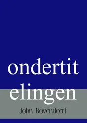 Omslag van Ondertitelingen