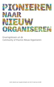 Omslag van Pionieren naar nieuw organiseren