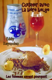 Omslag van Cuisiner avec la bière belge